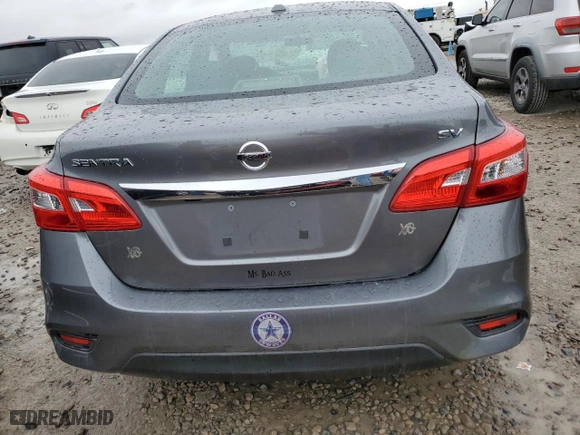 2019 Nissan Sentra SV with VIN 3N1AB7AP0KY279741, listed as a Copart auction lot 47864045 with 0 mi miles and Salvage Title. Bid and sale history available at carsss.com. Image 6.