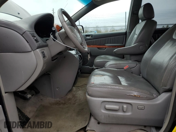 2008 Toyota Sienna XLE with VIN 5TDBK22C18S009630, listed as a Copart auction lot 44708035 with 233,359 mi miles and Salvage Title. Bid and sale history available at carsss.com. Image 7.