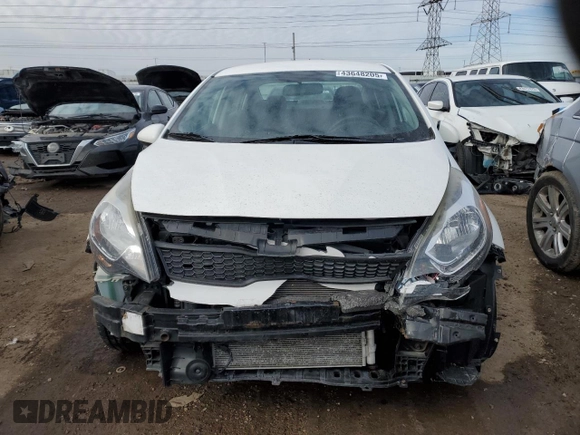 2017 Kia Rio LX z VIN KNADM4A39H6086372, wystawiony jako Copart lot #43648205 z przebiegiem 138 381 mil mil oraz Szkody całkowita. Historia ofert i sprzedaży dostępna na DreamBid. Obrazek 5.