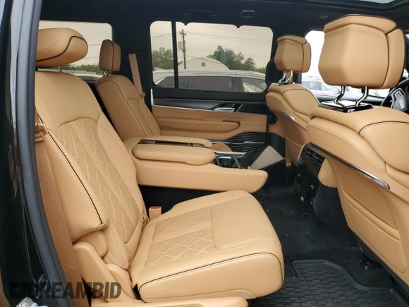 2024 Jeep Grand Wagoneer Series III with VIN 1C4SJVGP8RS112665, listed as a Copart auction lot 57055855 with 17,726 mi miles and Clean title. Bid and sale history available at DreamBid. Image 11.