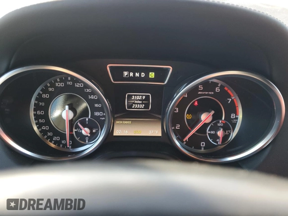 2014 Mercedes-Benz G 63 AMG with VIN WDCYC7DF3EX224437, listed as a Copart auction lot 86918114 with 23,332 mi miles and Salvage title. Bid and sale history available at DreamBid. Image 9.