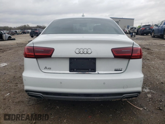 2016 Audi A6 2.0T Premium Plus with VIN WAUGFAFC4GN057364, listed as a Copart auction lot 44379693 with 50,968 mi miles. Bid and sale history available at carsss.com. Image 6.
