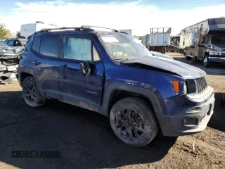 2018 Jeep Renegade Altitude with VIN ZACCJBBHXJPG69719, listed as a Copart auction lot 80353244 with Not provided miles and Salvage title. Bid and sale history available at DreamBid. Image 4.