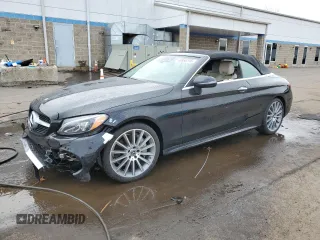 2018 Mercedes-Benz C 300 with VIN WDDWK4KB1JF615509, listed as a Copart auction lot 49956135 with 25,030 mi miles and Salvage title. Bid and sale history available at DreamBid. Image 1.