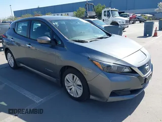 2018 Nissan LEAF S with VIN 1N4AZ1CP5JC315827, listed as a IAAI auction lot 41993989 with 41,504 mi miles and . Bid and sale history available at DreamBid. Image 1.