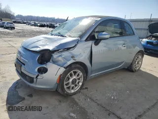 2015 FIAT 500 Pop with VIN 3C3CFFDR7FT598868, listed as a Copart auction lot 44010385 with 33,559 mi miles and Salvage title. Bid and sale history available at DreamBid. Image 1.