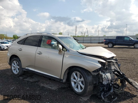 2011 Lexus RX 450h with VIN JTJBC1BA5B2420000, listed as a Copart auction lot 55564005 with Not provided miles and Salvage title. Bid and sale history available at DreamBid. Image 4.