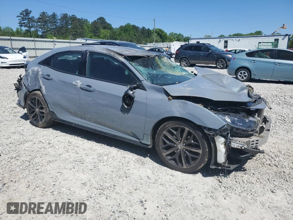2021 Honda Civic Sport with VIN SHHFK7H49MU209490, listed as a Copart auction lot 53316845 with 65,774 mi miles and Non Repairable. Bid and sale history available at DreamBid. Image 4.