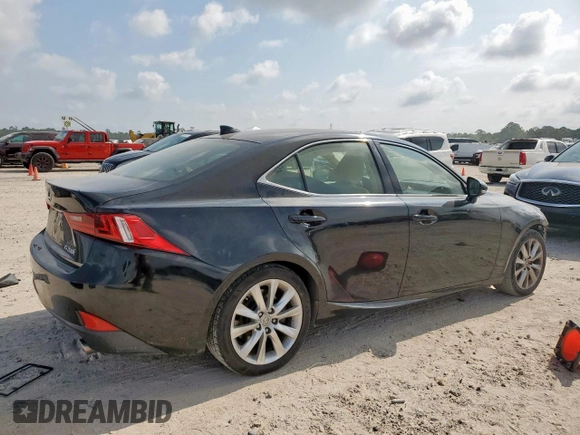 2016 Lexus IS 200t with VIN JTHBA1D22G5028725, listed as a Copart auction lot 57612325 with 85,552 mi miles and Salvage title. Bid and sale history available at DreamBid. Image 3.