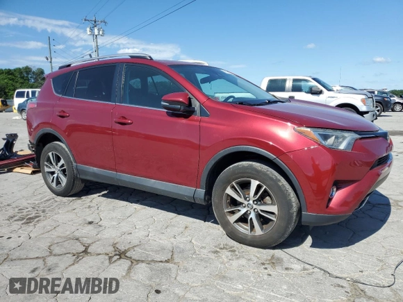 2018 Toyota RAV4 XLE with VIN 2T3WFREV5JW407777, listed as a Copart auction lot 58156275 with 119,447 mi miles and Salvage title. Bid and sale history available at DreamBid. Image 4.