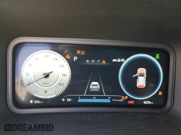 2023 Hyundai Kona N Line with VIN KM8K3CA37PU995837, listed as a Copart auction lot 85757014 with 4,275 mi miles and Salvage Title. Bid and sale history available at carsss.com. Image 9.