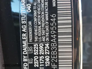 2011 Mercedes-Benz E-Class E 350 Luxury BlueTEC with VIN WDDHF2EB3BA495546, listed as a Copart auction lot 86282014 with 176,313 mi miles and Salvage Title. Bid and sale history available at carsss.com. Image 12.