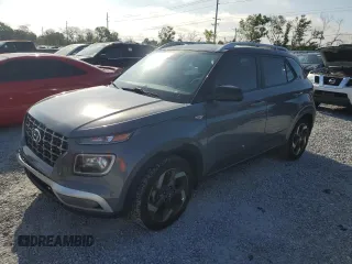2022 Hyundai Venue Limited with VIN KMHRC8A34NU199880, listed as a Copart auction lot 51488605 with 41,337 mi miles and Salvage Title. Bid and sale history available at DreamBid. Image 1.