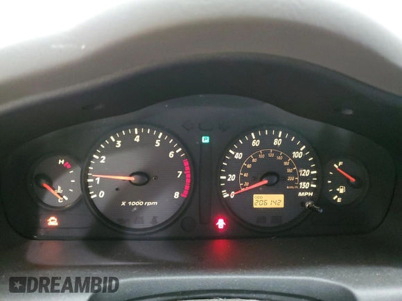 2004 Hyundai Santa Fe GLS with VIN KM8SC73E84U830932, listed as a Copart auction lot 42572735 with 206,142 mi miles and Clean Title. Bid and sale history available at carsss.com. Image 9.