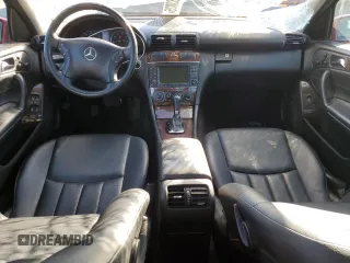 2007 Mercedes-Benz C with VIN WDBRF87H47F901393, listed as a Copart auction lot 43383025 with 128,583 mi miles and Salvage title. Bid and sale history available at DreamBid. Image 8.