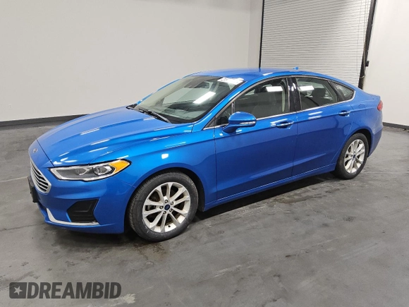 2020 Ford Fusion Hybrid SEL with VIN 3FA6P0MU2LR203792, listed as a Copart auction lot 48302105 with 83,383 mi miles and Clean Title. Bid and sale history available at carsss.com. Image 1.