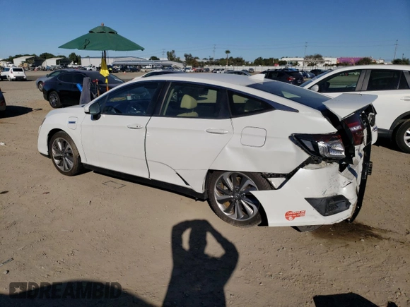 2018 Honda Clarity Plug-In Hybrid Touring with VIN JHMZC5F34JC010140, listed as a Copart auction lot 85269634 with 77,377 mi miles and Salvage Title. Bid and sale history available at carsss.com. Image 2.