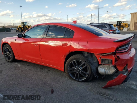2019 Dodge Charger SXT with VIN 2C3CDXJG6KH671486, listed as a Copart auction lot 79422484 with 36,503 mi miles and Salvage Title. Bid and sale history available at DreamBid. Image 2.