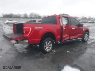 2021 Ford F-150 XL with VIN 1FTFW1E84MKE97559, listed as a IAAI auction lot 41544523 with 54,867 mi miles. Bid and sale history available at carsss.com. Image 4.