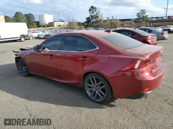 2015 Lexus IS 250 with VIN JTHBF1D28F5074236, listed as a Copart auction lot 47583335 with 155,899 mi miles and Salvage Title. Bid and sale history available at carsss.com. Image 2.