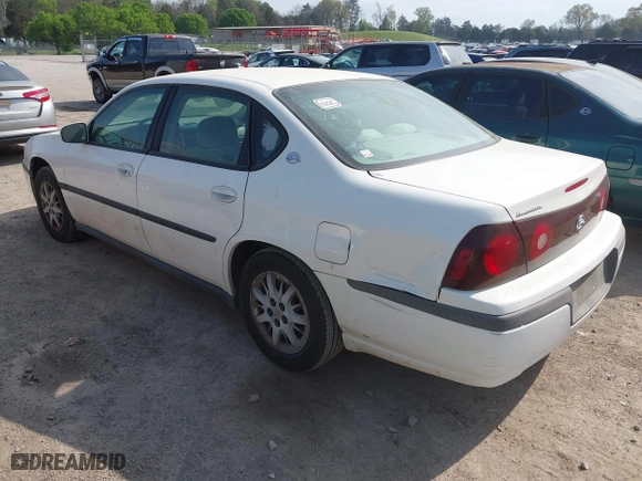 2002 Chevrolet Impala with VIN 2G1WF52E129332206, listed as a IAAI auction lot 41948667 with 166,365 mi miles. Bid and sale history available at carsss.com. Image 6.