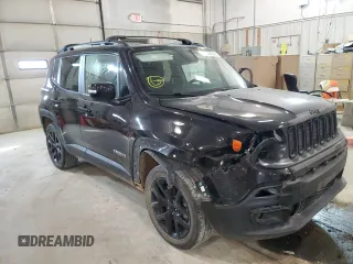 2018 Jeep Renegade Altitude with VIN ZACCJBBH7JPJ14918, listed as a Copart auction lot 66675332 with 76,333 mi miles and . Bid and sale history available at DreamBid. Image 1.