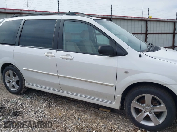 2005 Mazda MPV LX with VIN JM3LW28J650556302, listed as a IAAI auction lot 41775254 with 263,789 mi miles. Bid and sale history available at carsss.com. Image 6.