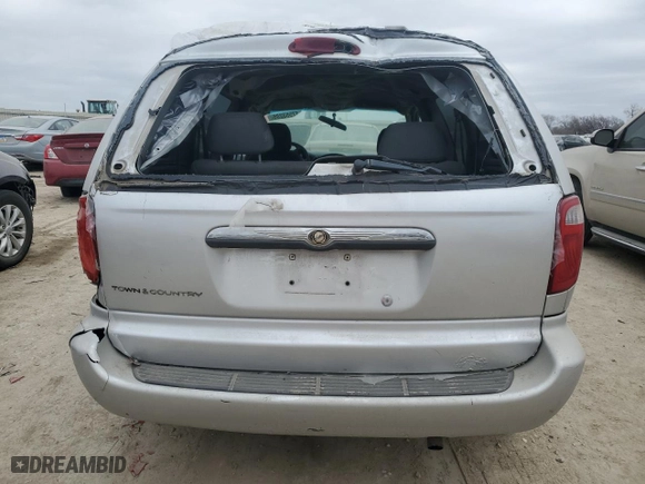 2006 Chrysler Town & Country SWB with VIN 1A4GP45RX6B547082, listed as a Copart auction lot 47553285 with 310,268 mi miles and Salvage Title. Bid and sale history available at carsss.com. Image 6.