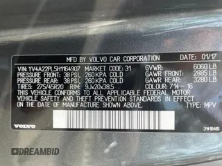 2017 Volvo XC90 Inscription with VIN YV4A22PL5H1164907, listed as a Copart auction lot 49088165 with 146,090 mi miles and Clean Title. Bid and sale history available at carsss.com. Image 10.