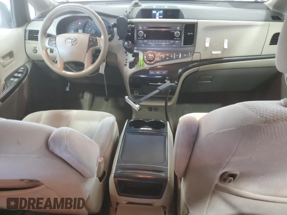 2014 Toyota Sienna LE AAS with VIN 5TDKK3DC7ES451097, listed as a Copart auction lot 55211105 with 251,705 mi miles and Salvage Title. Bid and sale history available at DreamBid. Image 8.