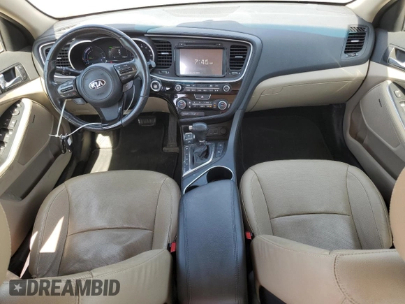 2014 Kia Optima EX with VIN KNAGN4ADXE5070086, listed as a Copart auction lot 61226415 with 148,603 mi miles and Salvage title. Bid and sale history available at DreamBid. Image 8.