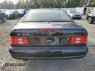2000 Mercedes-Benz SL-Class with VIN WDBFA68FXYF190187, listed as a Copart auction lot 81103834 with 0 mi miles and Salvage Title. Bid and sale history available at carsss.com. Image 6.