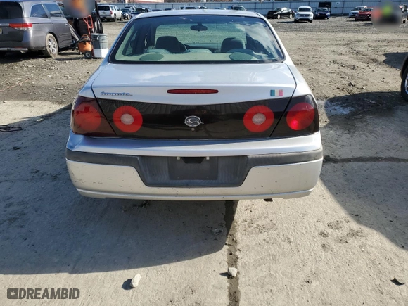 2004 Chevrolet Impala with VIN 2G1WF52E449294893, listed as a Copart auction lot 45468475 with 98,131 mi miles and Salvage Title. Bid and sale history available at carsss.com. Image 6.