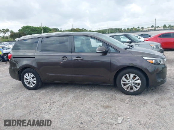 2018 Kia Sedona LX with VIN KNDMB5C15J6382599, listed as a IAAI auction lot 41964769 with 82,494 mi miles. Bid and sale history available at carsss.com. Image 13.