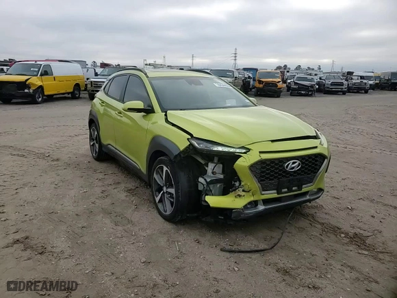 2019 Hyundai Kona Ultimate with VIN KM8K53A50KU274540, listed as a Copart auction lot 84344054 with 61,229 mi miles and Salvage Title. Bid and sale history available at carsss.com. Image 11.