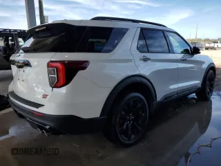 2023 Ford Explorer ST with VIN 1FM5K8GC9PGB78100, listed as a Copart auction lot 42204435 with 14,517 mi miles and Salvage Title. Bid and sale history available at carsss.com. Image 3.