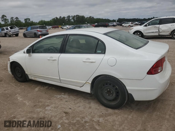 2008 Honda Civic LX with VIN 2HGFA165X8H328874, listed as a Copart auction lot 53708555 with 99,868 mi miles and Salvage Title. Bid and sale history available at DreamBid. Image 2.