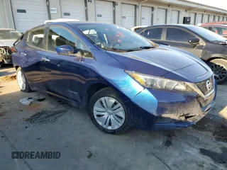 2018 Nissan LEAF S with VIN 1N4AZ1CP7JC315277, listed as a Copart auction lot 41961935 with 46,092 mi miles and Salvage Title. Bid and sale history available at DreamBid. Image 4.