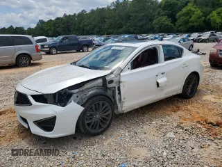 2022 Acura ILX Premium with VIN 19UDE2F82NA004470, listed as a Copart auction lot 53322595 with 80,879 mi miles and Salvage title. Bid and sale history available at DreamBid. Image 1.