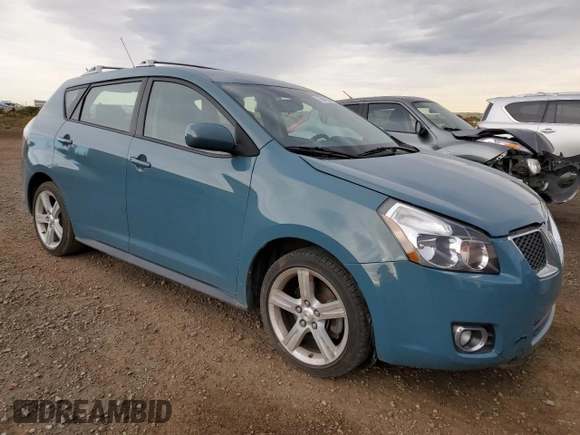 2009 Pontiac Vibe w/1SB with VIN 5Y2SP67009Z434795, listed as a Copart auction lot 79443554 with 127,823 mi miles and Salvage Title. Bid and sale history available at carsss.com. Image 4.