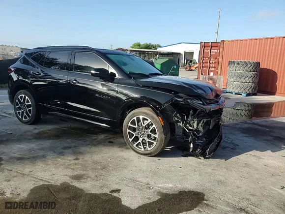 2023 Chevrolet Blazer RS with VIN 3GNKBERS3PS190889, listed as a Copart auction lot 51268455 with 27,921 mi miles and Non Repairable. Bid and sale history available at carsss.com. Image 11.