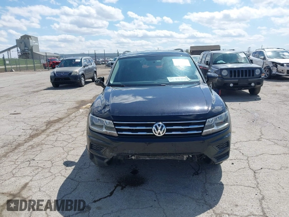 2019 Volkswagen Tiguan S with VIN 3VV0B7AX3KM119645, listed as a IAAI auction lot 41973924 with 100,914 mi miles and . Bid and sale history available at DreamBid. Image 13.