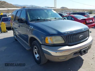 2002 Ford Expedition Eddie Bauer z VIN 1FMRU17W02LA41947, wystawiony jako IAAI lot #42483099 z przebiegiem 166 676 mil mil oraz . Historia ofert i sprzedaży dostępna na DreamBid. Obrazek 1.