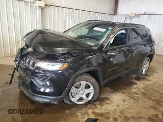 2023 Jeep Compass Altitude z VIN 3C4NJDBN9PT510296, wystawiony jako Copart lot #51849395 z przebiegiem 9 452 mil mil oraz Szkoda całkowita • Salvage title. Historia ofert i sprzedaży dostępna na DreamBid. Obrazek 1.