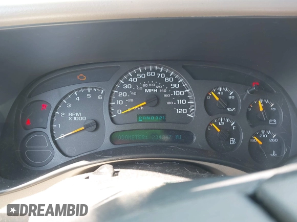 2004 Chevrolet Suburban LS with VIN 3GNEC16Z74G112232, listed as a IAAI auction lot 42063073 with 234,347 mi miles. Bid and sale history available at carsss.com. Image 7.