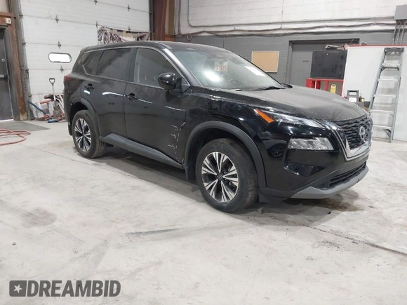 2023 Nissan Rogue SV with VIN JN8BT3BB2PW494860, listed as a IAAI auction lot 41694231 with 12,495 mi miles and . Bid and sale history available at carsss.com. Image 1.