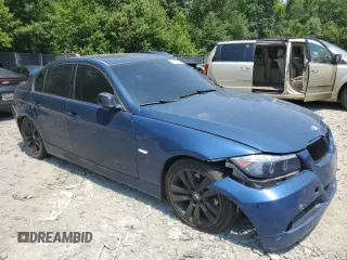 2006 BMW 3 Series 325i with VIN WBAVB13506PS66595, listed as a Copart auction lot 63195174 with 0 mi miles and Salvage Title. Bid and sale history available at carsss.com. Image 4.