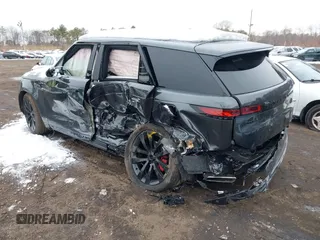 2025 Land Rover Range Rover Sport with VIN SAL1L9E44SA427599, listed as a IAAI auction lot 41548751 with 2,276 mi miles and . Bid and sale history available at DreamBid. Image 3.