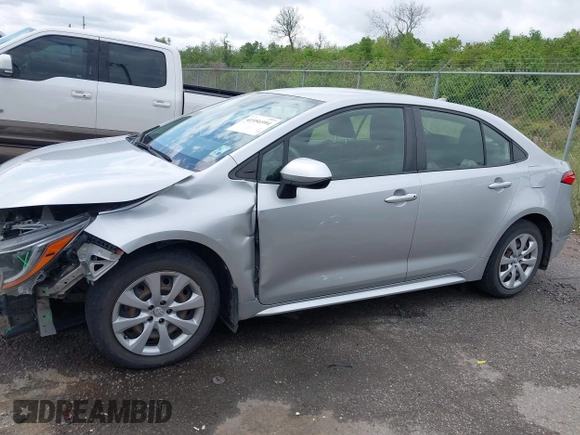 2021 Toyota Corolla LE with VIN JTDEPMAE0MJ158213, listed as a IAAI auction lot 41956994 with 92,331 mi miles and . Bid and sale history available at DreamBid. Image 14.