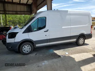 2021 Ford Transit Cargo with VIN 1FTBR1C85MKA88804, listed as a Copart auction lot 69792534 with Not Provided miles and Salvage Title. Bid and sale history available at DreamBid. Image 1.